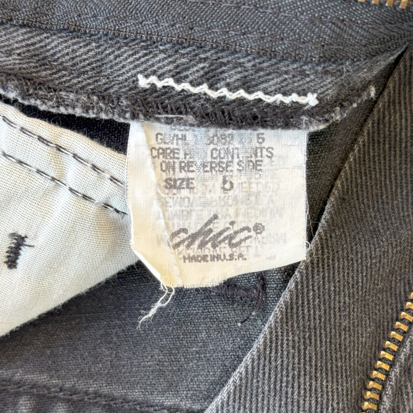 Vintage 1990's Black Denim High Waisted Shorts by Chic - XS
