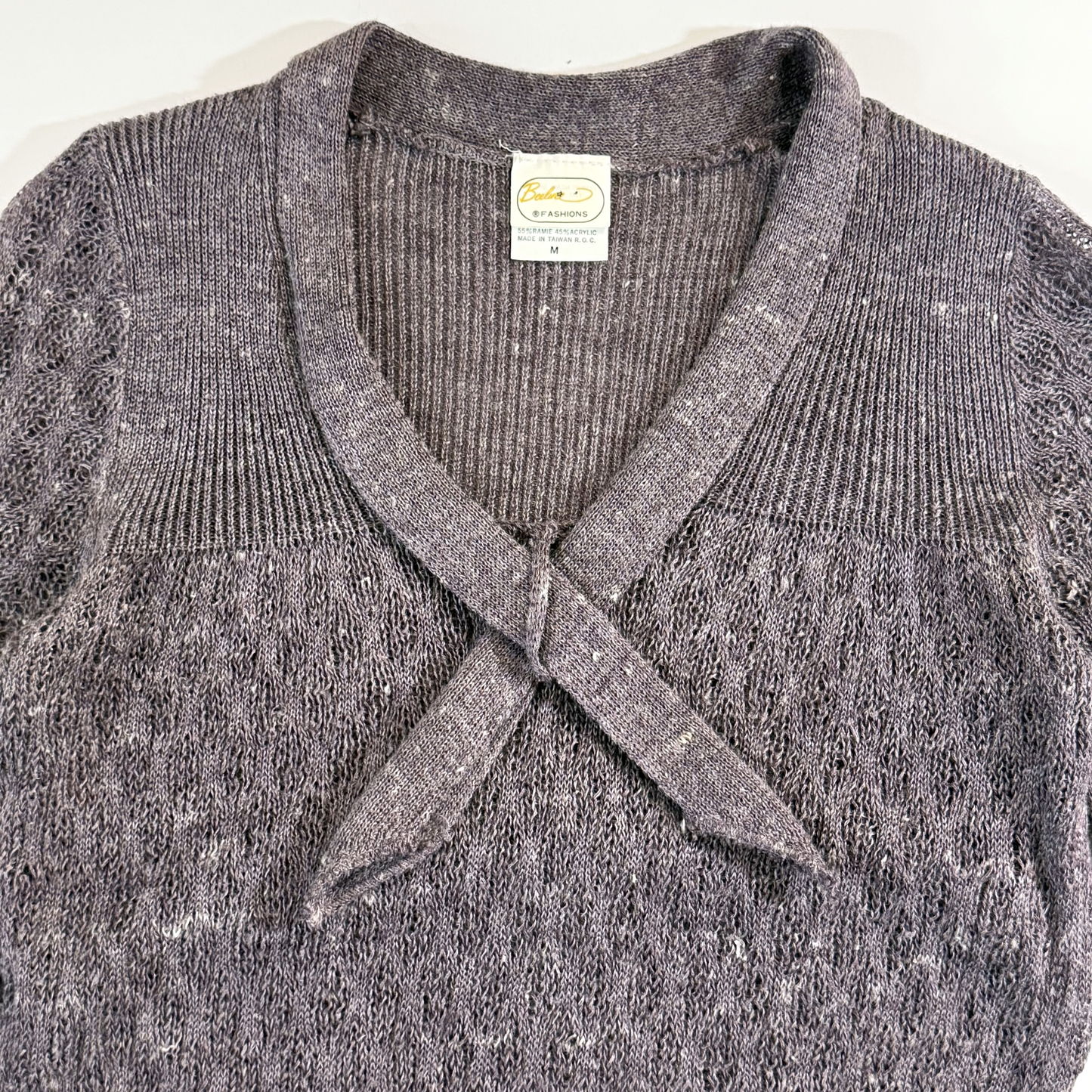 Vintage 1980s Heather Grey Sweater by Beeline - Medium