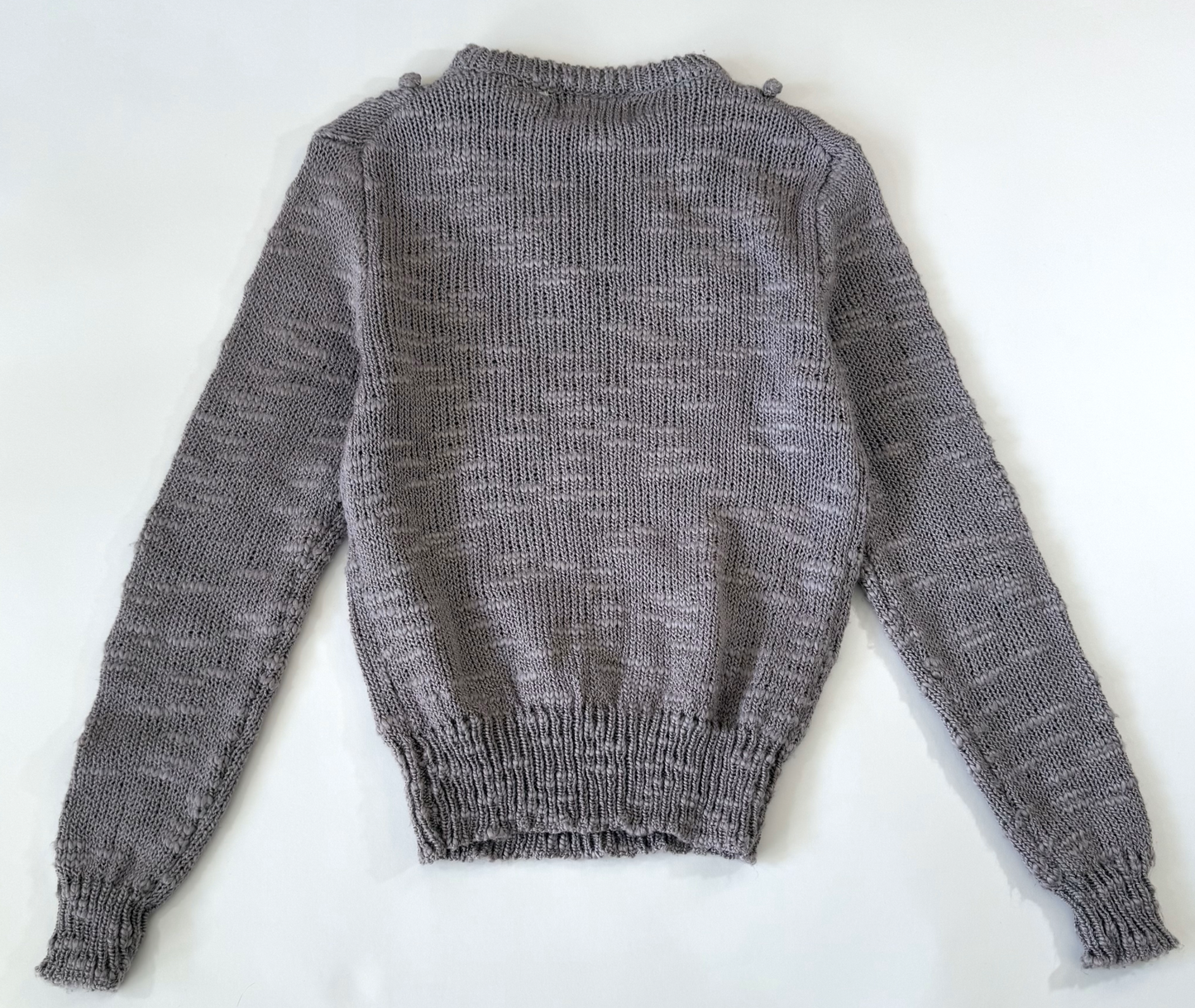 Vintage ~1970s Spiegel Lavender Grey Sweater - Medium