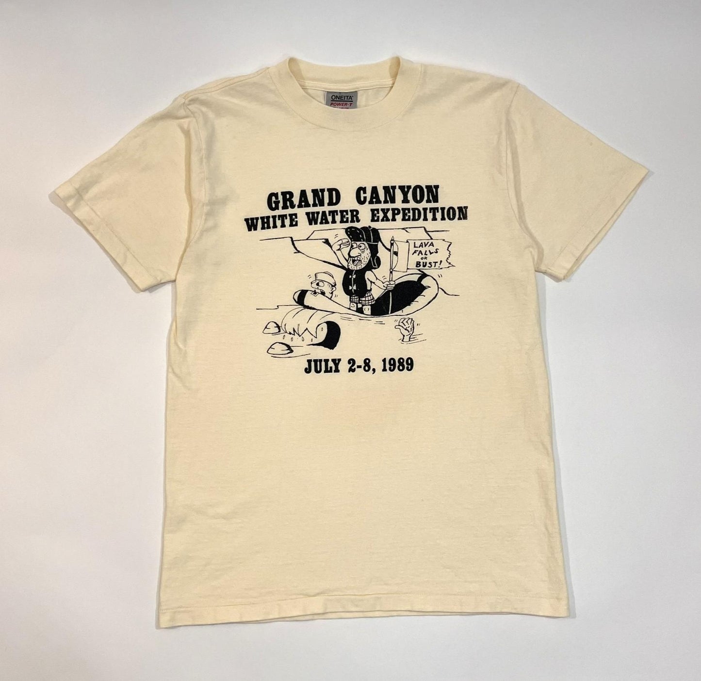 Vintage 1980s Grand Canyon White Water Expedition Tee - Medium